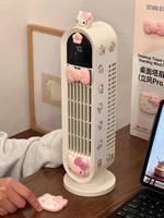 【2萬人收藏】向物桌面風扇USB搖頭小電扇迷你充電靜音降溫神器空氣循環扇塔式-享樂