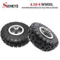 4.10-4 Tyre Inner Tube and 4 Inch Wheel Hub Rim Fits ATV Quad Electric Scooter 4.10/3.50-4 Pieces De 49cc Tires Wheels