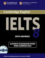 Cambridge IELTS 8 Self-study Pack (SB with Answers and Audio CDs (2)) 1/e ESOL  Cambridge
