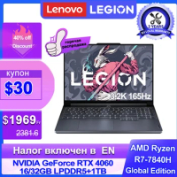 Lenovo Legion R9000X E-sports Gaming Laptop R7-7840H 16GB/32G RAM 1TB/2TB SSD GeForceRTX4060 16inch 3.2K 165Hz Game Notebook