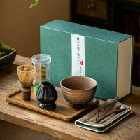 茶筅抹茶刷百本立茶筅立組合宋代點茶抹茶打茶器工具套裝日式禮盒
