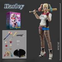 19.5cm Harley Quinn Dawn of Justice Action Figure PA Movable Collection DC Bruce Wayne Batman Model Toys Justice League movie