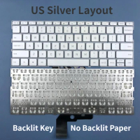 US Backlit Key Laptop Keyboard For XIAOMI MI notebook air 13 (No backlit paper) 161301-01 US Layout