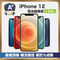 頂級嚴選 A+福利機 Apple iPhone 12 64G 優於九成新 電池健康度 100%