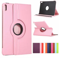 360 Rotating Case For Huawei MediaPad M3 Lite 8 PU Leather Tablet Cover M3 Lite 10.1 M3 8.4 T3 9.6 T5 10.1 MatePad Pro 10.8 2021