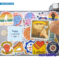 20/30/50Pieces Working Class Funny Retro Labor Day Stickers for Car Motorcycle Bike Scrapbook Luggage Phone Laptop Sticker Toys