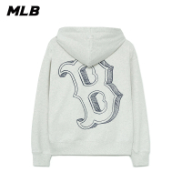 【MLB】大Logo拉鍊連帽外套 波士頓紅襪隊(3ATRB0334-43MGL)
