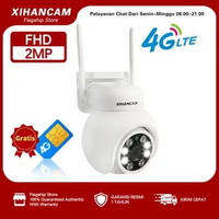 XIHANCAM CCTV Sim Card 4G IP Kamera Outdoor Waterproof CCTV 360 PTZ CCTV Tanpa Wifi Bisa Sambung HP