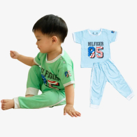 Baju Anak Hilfiger Setelan Panjang Yoshida (1 - 2 Tahun) Tommy / Atasan / Bayi / Kaos