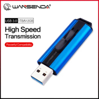 WANSENDA D309 USB 3.0 Flash Drive Pendrive 512GB 256GB 128GB External Storage Memory Stick 32GB 64GB Thunmdrive