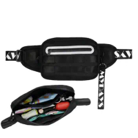 Small Crossbody Sling Bag Lightweight Personal Pocket Bag With Reflective Strip Anti Theft Sling Bag For Cycling Commuting