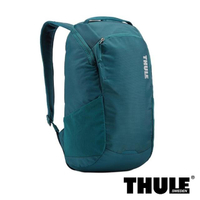 【Thule 都樂】EnRoute 14L 休閒電腦後背包(深藍綠/適用 13 吋筆電)