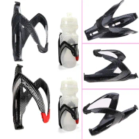 Full Carbon Fiber Bicycle Water Bottle Cage MTB Road Cycling Bicycle Water Bottle Holder Bike Bottle Cage Fiberglass Fiber Glass