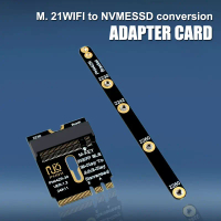 อะแดปเตอร์ M.2 A + E เป็น NVME SSD, อินเทอร์เฟซ M2 WIFI, คีย์ A/E ถึง M Key, การ์ดไรเซอร์ PCIE 4.0, 