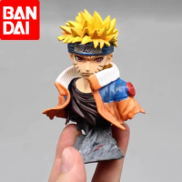 BANDAI Naruto Mini Uzumaki Naruto Whirlpool bust the Kingdom Action Figure Model Ornamental Toys For Children's Christmas Gift