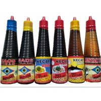 Paket Hemat Isi 6 Botol Cap Sinar Mentari 150 Ml -Minyak Wijen, Raja Rasa, Saos Tiram, Kecap Asin,
