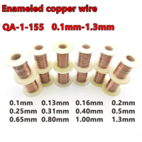 Coil Copper Wire 0.05 0.1 0.16 0.2 0.25 0.4 0.5 0.65 0.8 1.0 1.3mm Cable Copper Wire Magnet Wire Enameled Copper Winding Wire