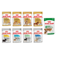 【ROYAL 法國皇家】犬專用濕糧餐包85gx12包/盒(歐洲進口 主食 餐包 小型老犬 熟齡犬 全齡適用)