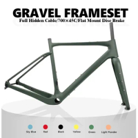 New Carbon Gravel Frame 700C Bike Frame BB386 Gravel frame disc gravel bicycle frameset road bike frame gravel bike