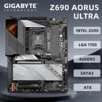 Gigabyte Z690 AORUS ULTRA Motherboard LGA1700 Socket CPU Supports i9-12900KF 12900F i7-12700K uses Intel Z690 Chipset DDR5 ATX