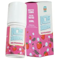 Liquid Saltnic Ice Brew Fresh Fruity Series 15MG 30ML By Nusa Indonesia ICE STRAWBERRY