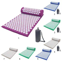 Acupressure Massage Mat with Pillow Cushion, Spike Mat, Relieve Stress, Back Body Pain, Acupuncture