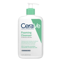 CeraVe Foaming Cleanser / Foaming Facial Cleanser - Foaming Gel Cleanser (For Normal to Oily Skin)