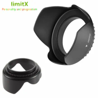 Flower Lens Hood for Sony RX10 Mark II 2 / Panasonic Lumix DMC-FZ1000 FZ1000 Digital Camera / HC-VX1 VX1 HC-VXF1 VXF1 Camcorder