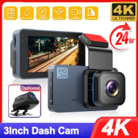 Dash Cam for Cars 4K Front and Rear Camera Car Dvr WIFIVideo Recorder Rear View Camera for Vehicle Hardware Kit car assecories