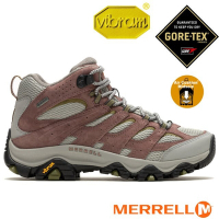 【MERRELL】女 MOAB 3 MID GORE-TEX 多功能防水透氣登山健行鞋.登山鞋_ML037496 玫瑰色