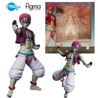 GSC Freeing Figma SP-146 Akaza Demon Slayer Kimetsu No Yaiba 16Cm Anime Original Action Figure Model Kit Toy Gift Collection