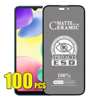 100pcs ESD Privacy Ceramics Film Matte Screen Protector Anti Spy For Xiaomi Redmi 13C 12 12C 12R 10 10A 10C 9 9A 9C 9T K60 Pro