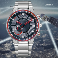 CITIZEN 星辰 GENTS 光動能 GPS衛星對時 萬年曆紳士腕錶-44mm(CC3031-51E 防水100米)