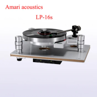 Amari LP-16s vinyl record player magnetic levitation record player with tone arm cartridge, phono and disc pressure governor
