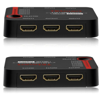 5 Port 3 Port Hdmi Switch with Remote Controller Suppliers Support CEC with EDID Emulators 4k HDMI Switcher 5X1