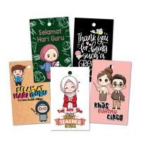 Haah hari guru Kad Penanda Buku islamic cute quotes Design Bookmark murah cantik cute