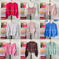 Atasan Wanita Cardigan Fuzzy 101 - 200 dengan Desain Lembut dan Nyaman untuk Musim Dingin