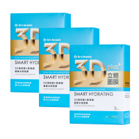 《台塑生醫》Dr's Formula 3D立體極度水感面膜(7片裝) 3盒-3盒