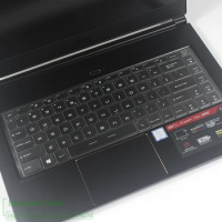 For 15.6" MSI GS65 GS 65 8RE-014CN Stealth THIN 15.6 Soft TPU Keyboard Protector Skin Cover inch Gaming Laptop