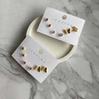 Srikandi - Aksesoris Wanita Anting Antikarat (3 pasang) - Happy Earing