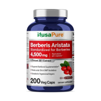 美國NusaPure Berberine 黃連素4500毫克,200粒膠囊