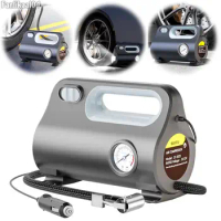 12V Car Tire Pump Digital Display/Pointer Auto Inflatable Pump Electric Car Tyre Inflator Heavy Duty Portable Air Compressor