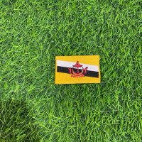 Emblem Patch bordir Gambar Bendera Brunei