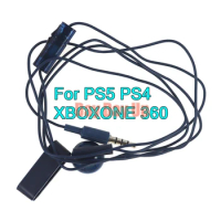 50PCS Gaming Headset Earphone Joystick Controller Replacement For Sony PS4 PlayStation 5 PS5 XBOX With Mic Earpiece