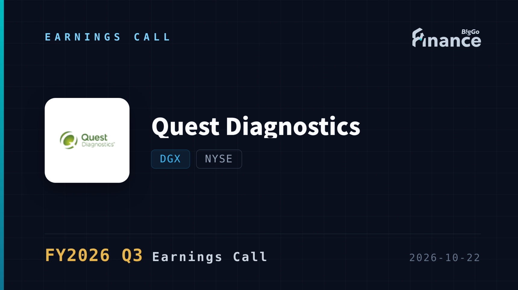 [Quest Diagnostics Q3 2026 Earnings Call] Quest Raises Guidance as Revenue Jumps 10% to $3.1B, but PAMA Cuts Loom at ~$120M for 2027