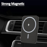 30W Magnetic Car Wireless Charger for macsafe iPhone 12 13 14 Pro Max Mini Air Vent Car Phone Holder Stand Fast Car Charging