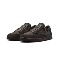NIKE Travis Scott x Air Jordan 1 Low OG 黑摩卡 倒鉤 聯名款 休閒鞋 男鞋 DM7866-202