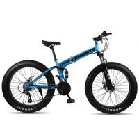 2024 beach bike 26'' 21 speed mountain snow bike with big fat tire Snow bicycle