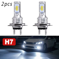 Đèn pha LED H7, hai chế độ cao/thấp, công suất 55W, độ sáng 8000 lm, nhiệt độ màu 6000K, siêu sáng