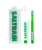 SALTRAIN 積雪草修護牙膏牙刷旅行組- 綠 (30g)